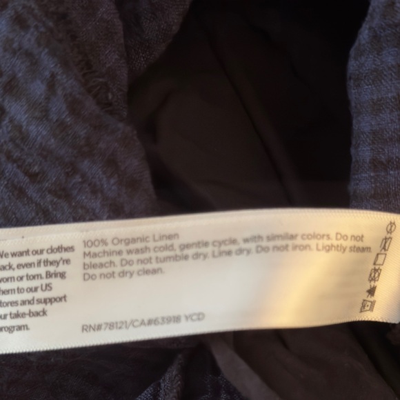 Eileen Fisher Check Pants - Picture 4 of 4